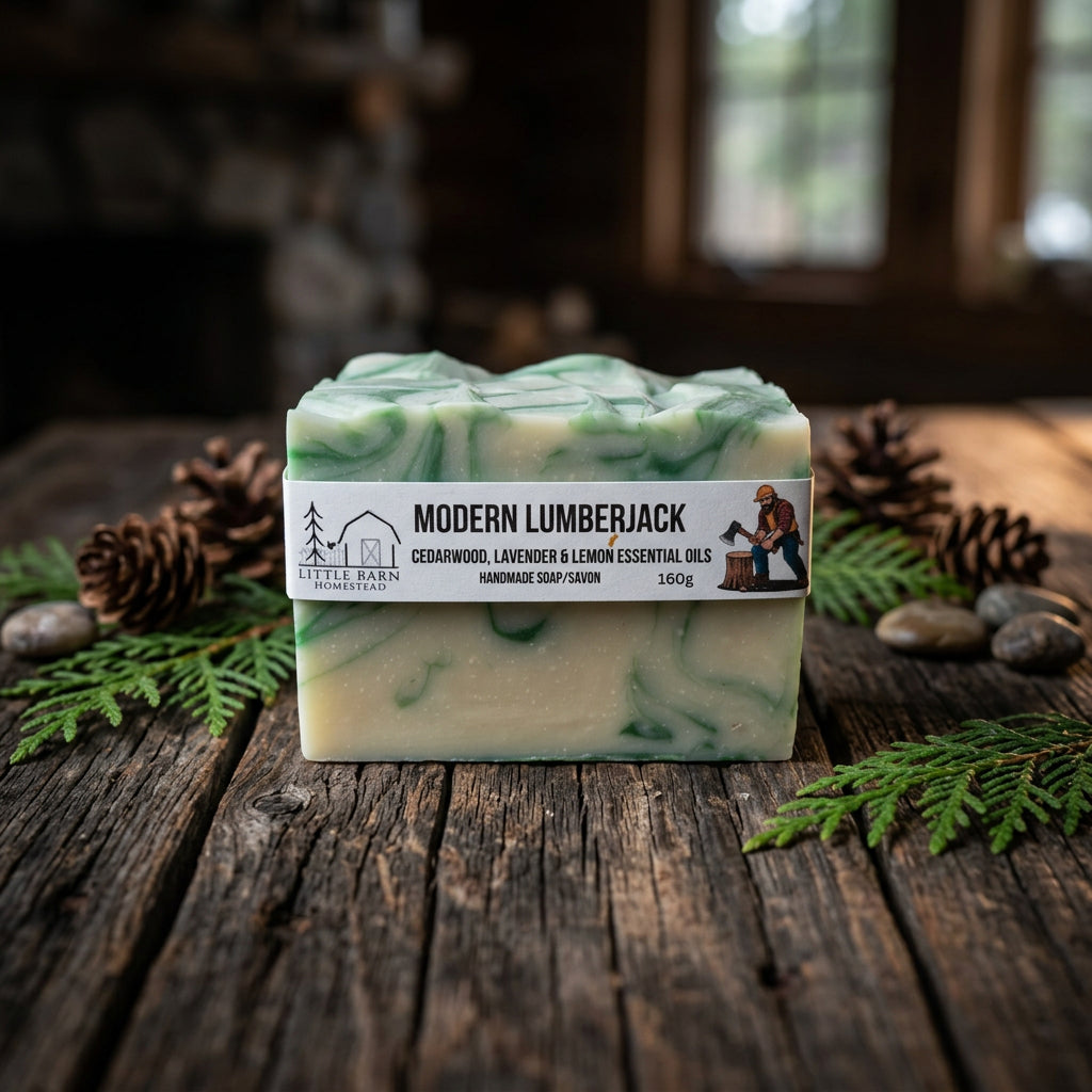 Modern Lumberjack Handmade Soap