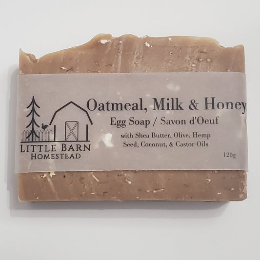 Oatmeal, Milk & Honey Gentle Exfoliating Egg Soap