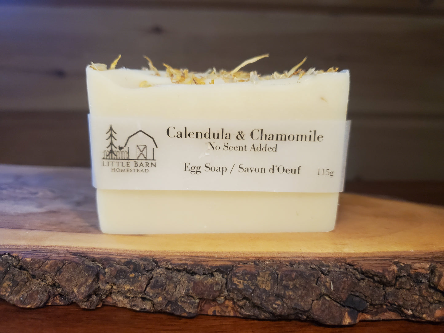 Calendula & Chamomile - No scent added Egg Soap