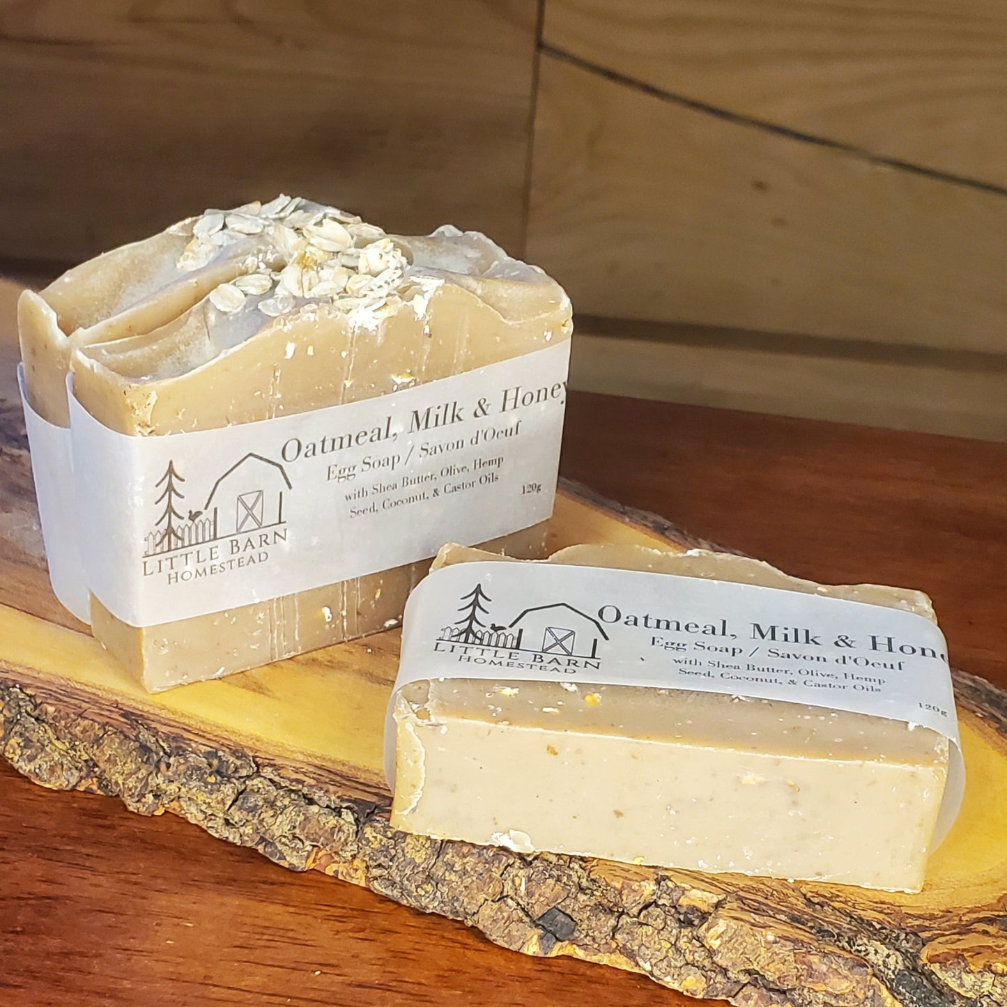 Oatmeal, Milk & Honey Gentle Exfoliating Egg Soap