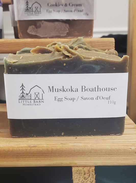 Muskoka Boat House Egg Soap