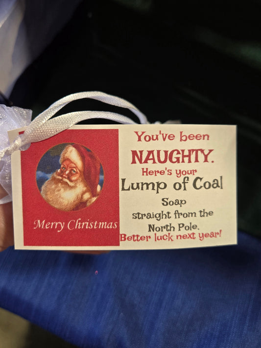 Coal Soap for Naughty Folks