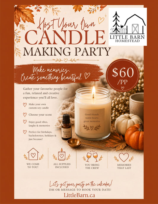 Host Your Own Candle Making Party!