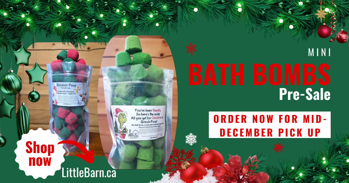 Christmas Mini Bath Bombs