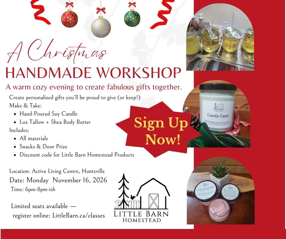 Candle & Body Butter Making Workshop