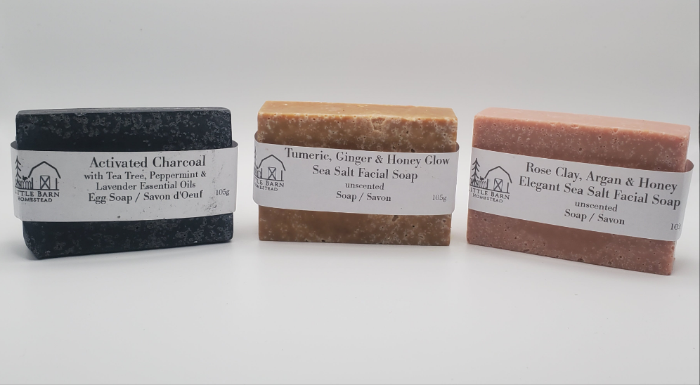 Glow Sea Salt Facial Soap with Turmeric, Ginger & Honey