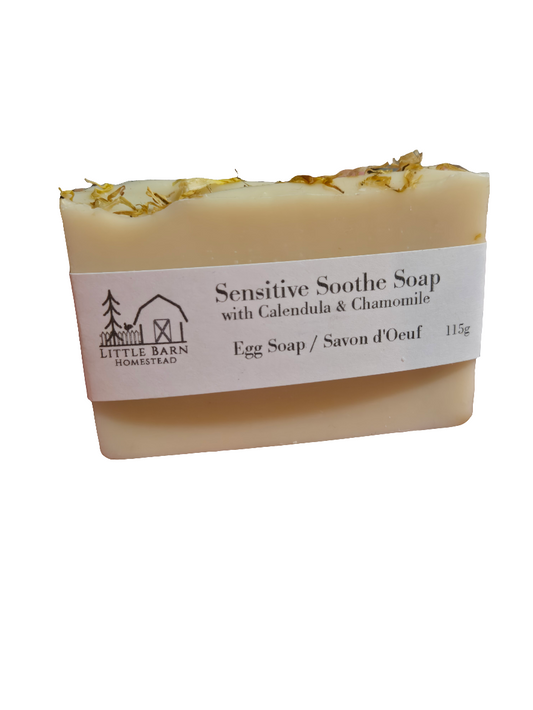 Sensitive Soothe Egg Soap with Calendula & Chamomile