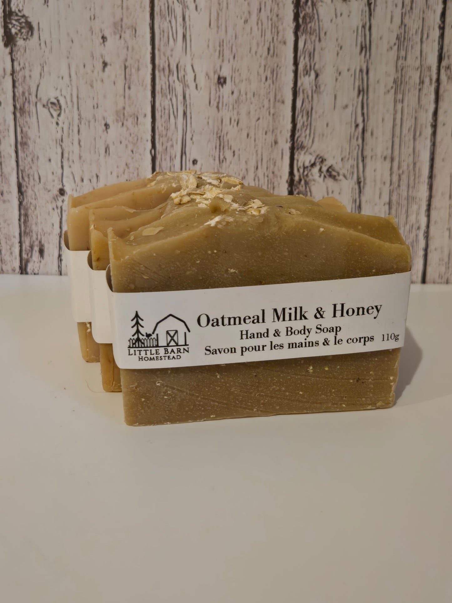Oatmeal, Milk & Honey Gentle Exfoliating Soap