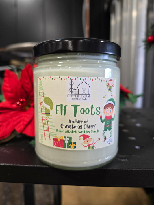 Elf Toots Soy Candle