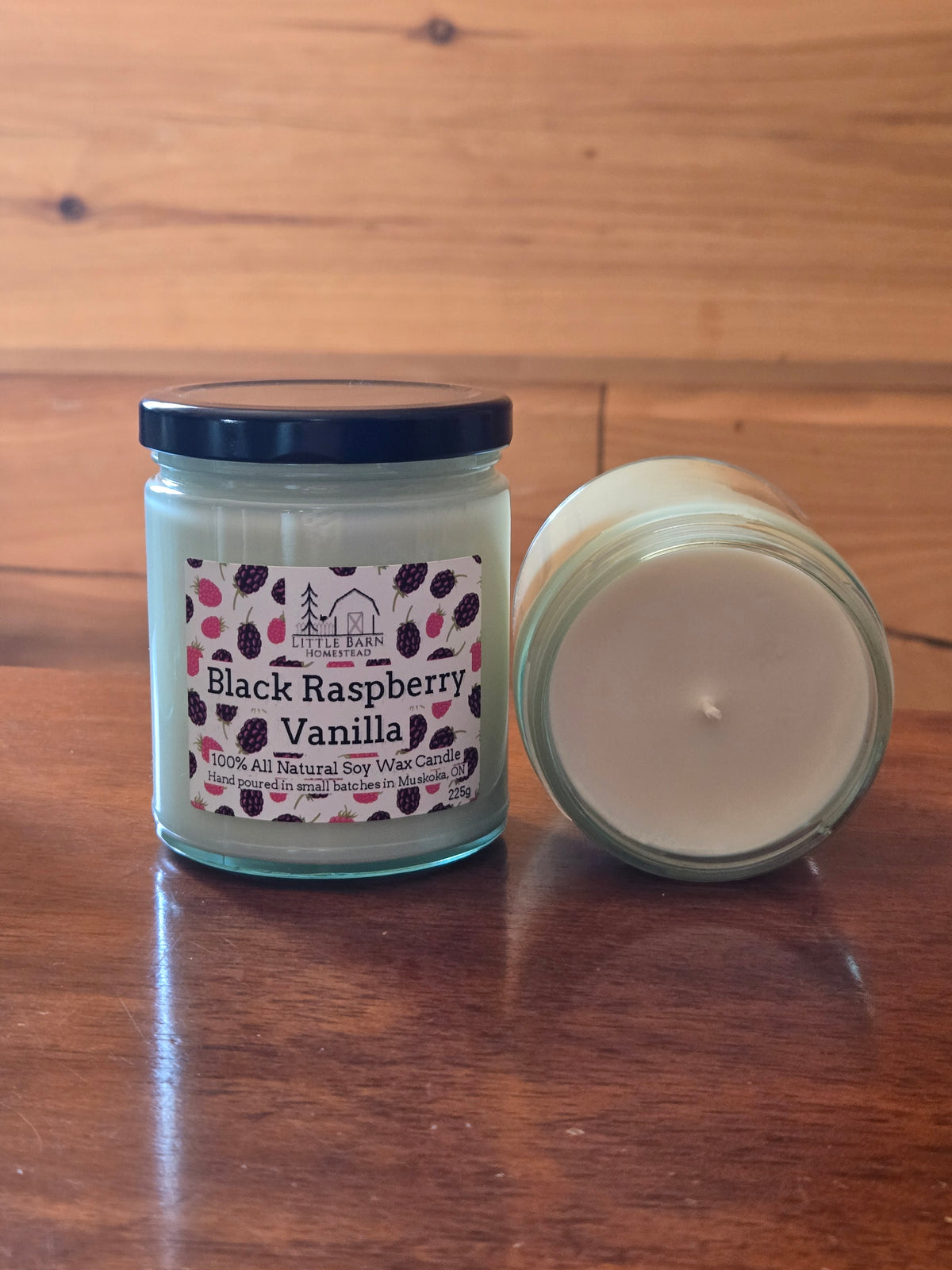 Black Raspberry Vanilla Soy Candle