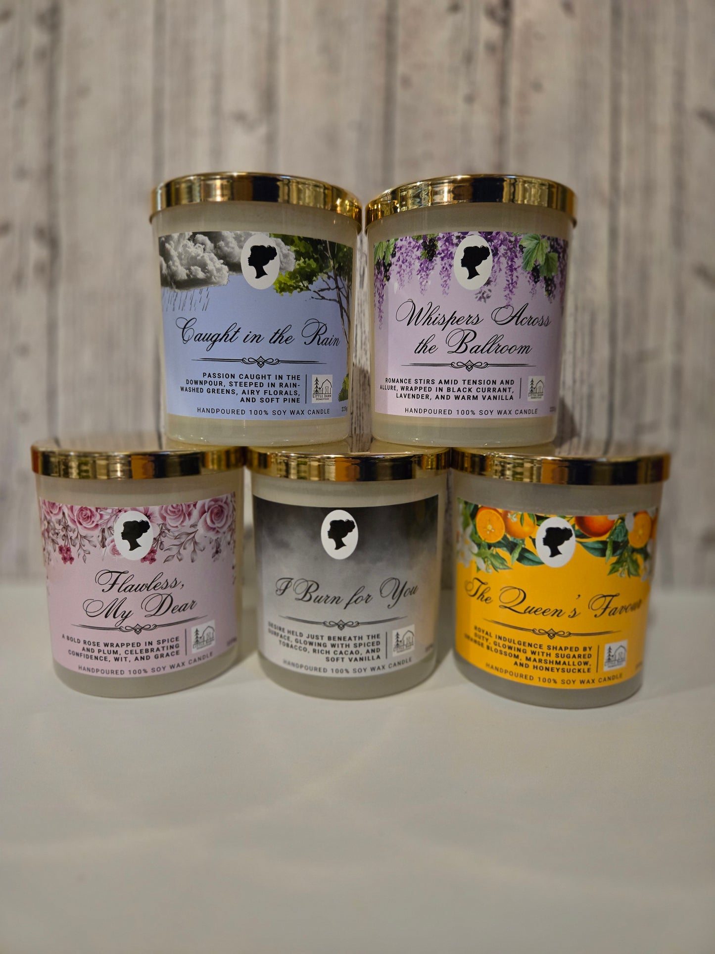 I Burn for You Soy Candle Bridgerton Inspired