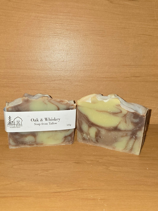 Oak & Whiskey Tallow Soap