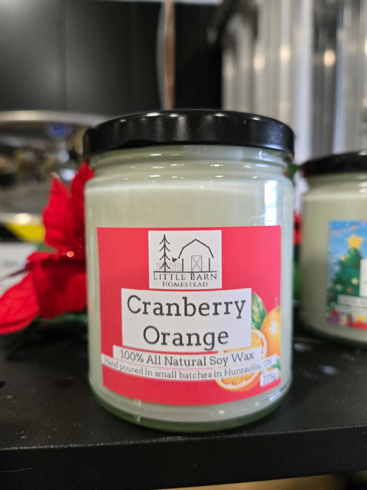 Cranberry Orange Soy Candle